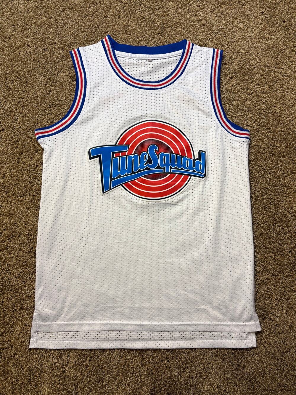 Space Jam Tune Squad Donald Duck #2 Basketball Jersey Stitched Mens Size Small